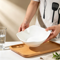 Pure White Square Ceramic Plate